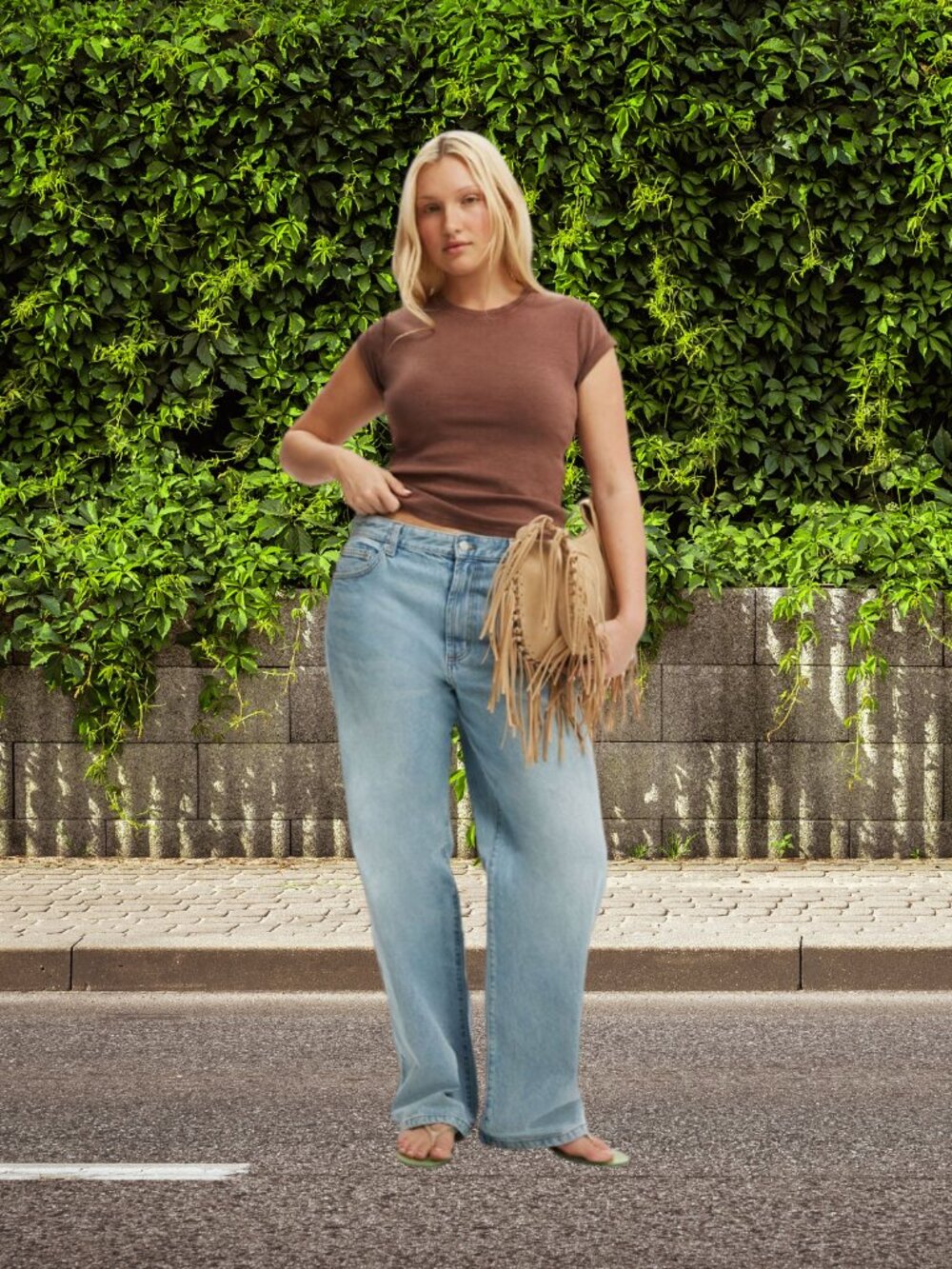 Cotton On 91 Straight Jean Rush Blue Sz 26